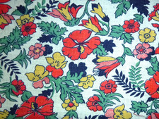 Vtg Feedsack Fabric Full Open