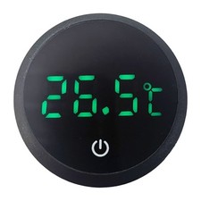 Aquarium Digital Black Thermometer Stick on LED Fish Tank -Dry Battery Long Life