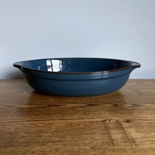 Denby boston blue - oval, gratin
