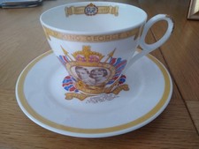 Shelley 1937 Coronation King George 6th  Cup & Saucer in very good condition 