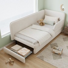 Velvet Single Bed Frame