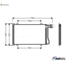 CONDENSER AIR CONDITIONING UNIT MS5219 FOR MERCEDES-BENZ SPRINTER/CLASSIC/35-t/van/3-t
