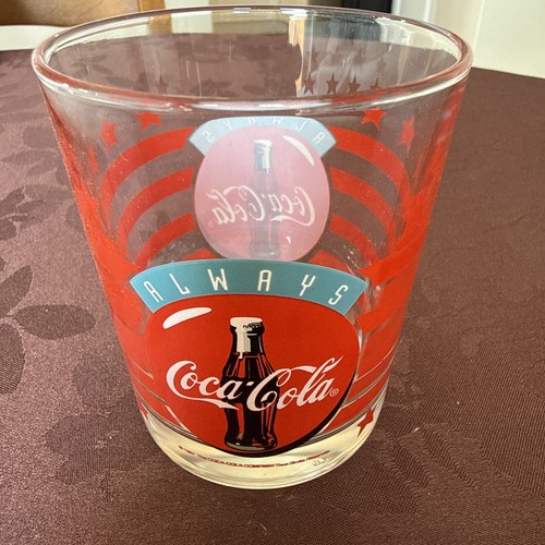 Always coca cola logo glass - always,