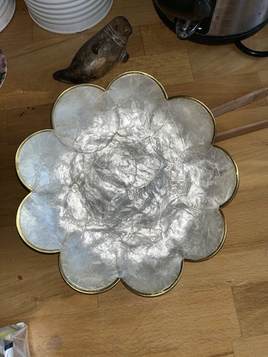Capiz shell decorative bowl - capiz,