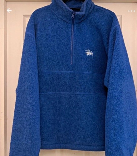 Stüssy men zip - 1/4, fleece