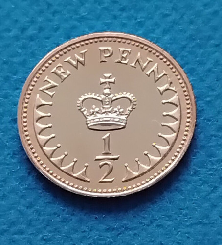 1972 proof half - 1/2p,