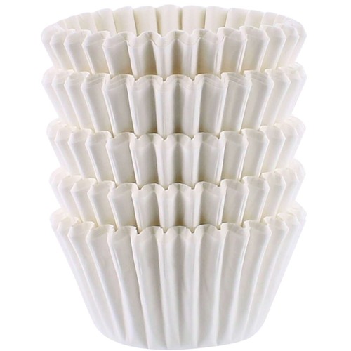 Cupcake muffin cases - cupcake, white