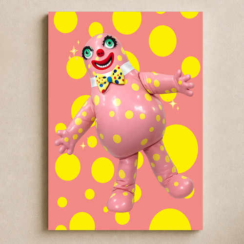 Blobby show poster - blobby, print