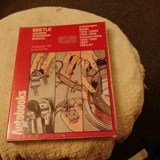 VW Beetle Autobooks Workshop manual, 1200 1200A, 1300, 1500, Karman-Ghia 1954-67