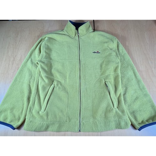 Ellesse fleece jacket y2k - y2k, mens