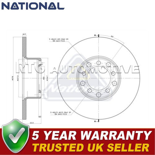 National front brake - front,