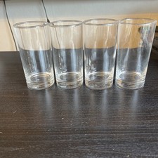 4 x half pint glasses. CE measure stamped. Toughened glass. Traditional Shape