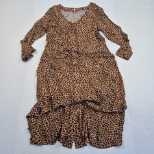 JOULES Dress 14 Brown Womens