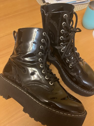 Girls black boots - girls,