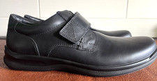 Hotter, Sedgwick, Matte Black Leather Shoes, Size 11