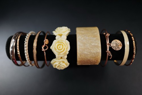 Bracelet rose gold tone - 10,