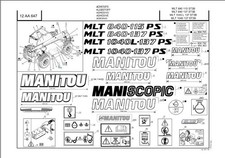 Manitou MLT840-137 ST3B parts