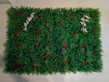 4 Piece Artificial Flower Wall Panel Set Backdrop