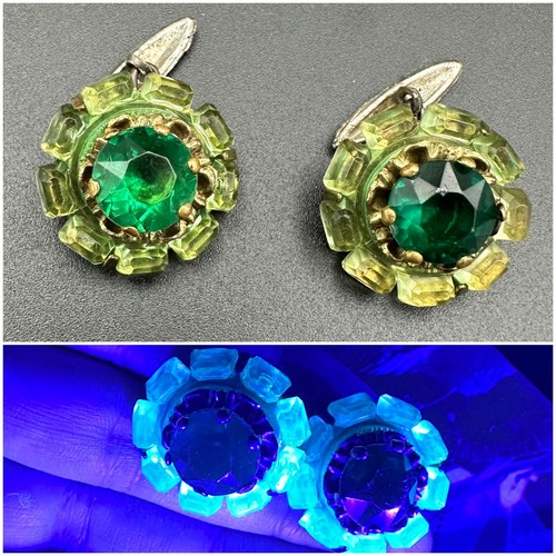 Vintage pair emerald green - vintage,