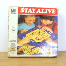 Stay Alive Vintage 1975 Edition Board Game By MB GAMES
