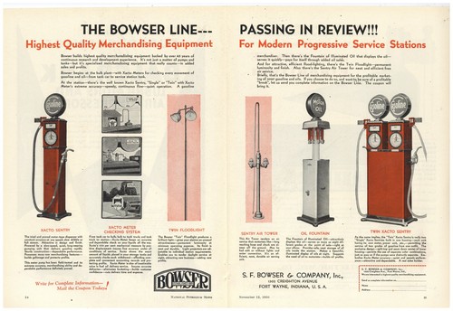 1930 bowser xacto sentry - bowser,