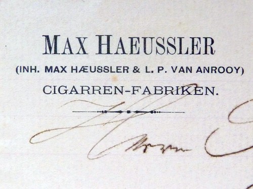Heidelberg 1900 invoice max - heidelberg, 1900,
