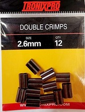 Tronix Pro Double Crimps - Various Sizes Available - Shark / Tope / Conger Rigs