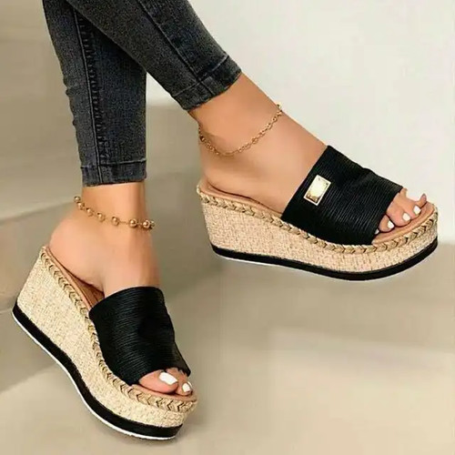 Ladies wedge heel platform - ladies,