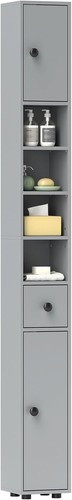 Tall bathroom cabinet narrow - cabinet,