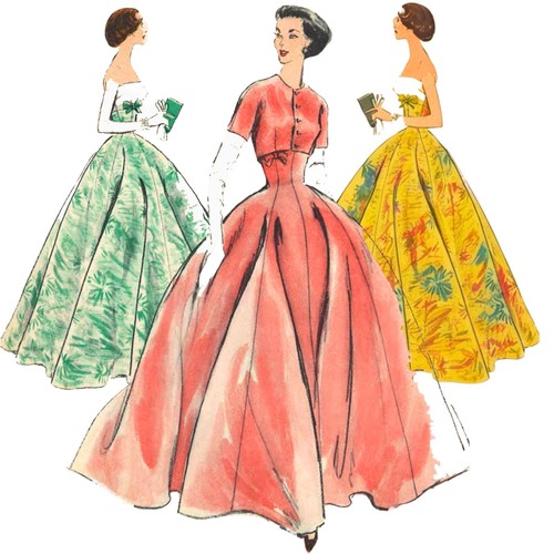 1950 sewing pattern vogue - pattern:,