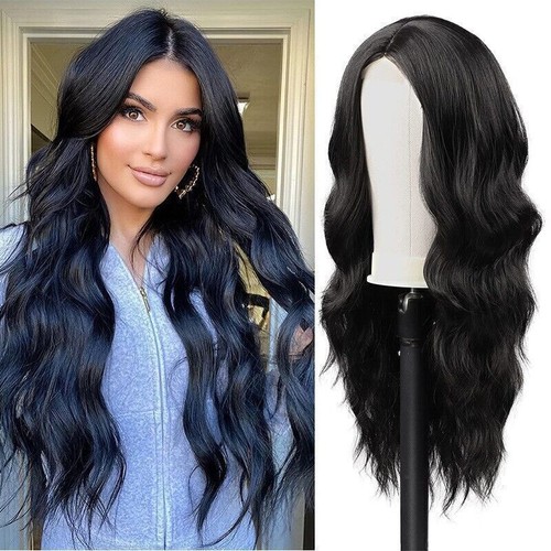 Fashion black long curly wigs - fashion,