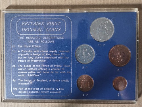 Britains first decimal coins