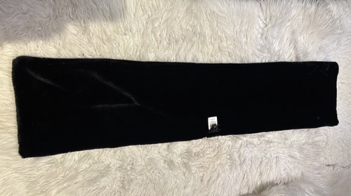 Dkny black colour soft tie - black,