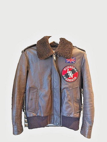 Burberry leather shearling - burberry,