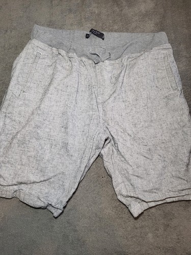 Mens grey shorts linen - 38,