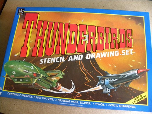 Thunderbirds stencil and - thunderbirds,