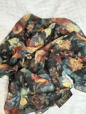 Tie rack Silk Scarf Mint Square 