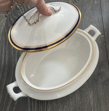 Spode blue white porcelain - spode,
