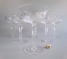 Cut Crystal Champagne Coupes