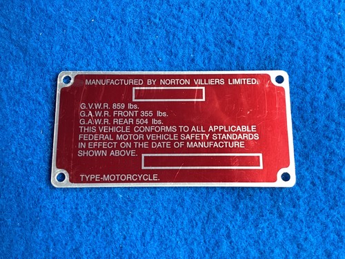 Norton commando frame number - norton,