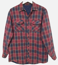 L/XL Vtg 90s Faded Plaid