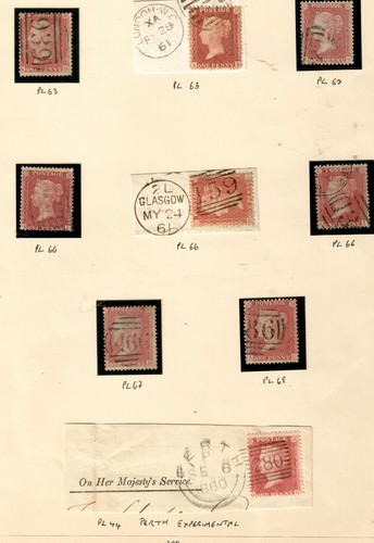 Victorian red very fine - , 1d