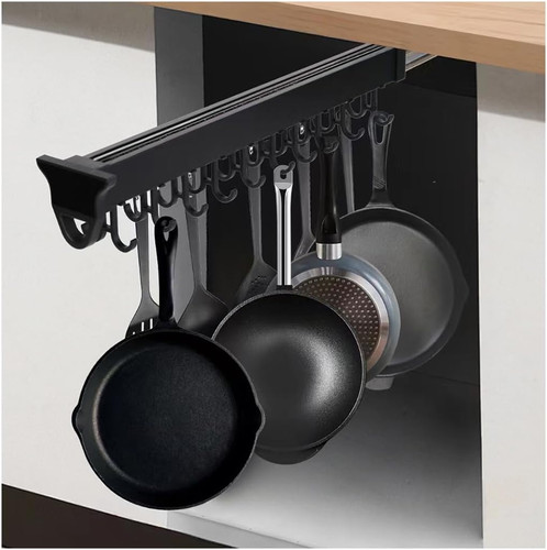 Hanging pot rack with hook - pot,