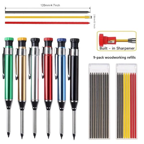 All metal woodworking pencil - metal,
