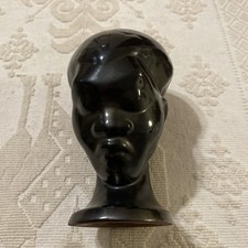 Vintage Dartmouth/Devon? Pottery Black Lady Ceramic Head / Bust