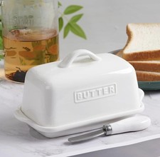 JSHKY Large Ceramic Butter