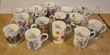 Joblot Bundle Various Mugs Set of 14 Porcelain/Bone China Various pattern