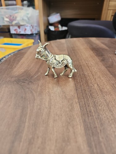 Vintage solid brass - solid, donkey