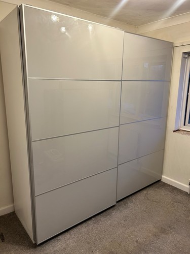 Ikea pax white high gloss - ikea,