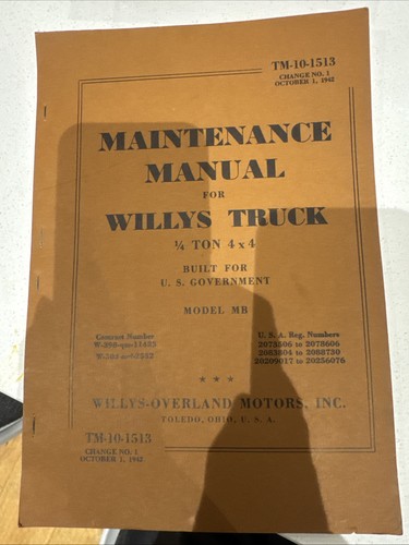 Reprint willys truck quarter - reprint,
